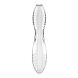 Двусторонний стеклянный дилдо Satisfyer Dazzling Crystal 2 Transparent