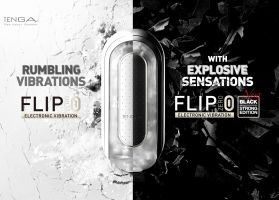 Новинка: мастурбатор Tenga Flip Zero Electronic Vibration Black