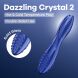 Двусторонний стеклянный дилдо Satisfyer Dazzling Crystal 2 Blue