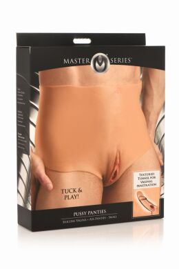 Накладна вагіна Master Series Silicone Vagina + Butt Panties - Small