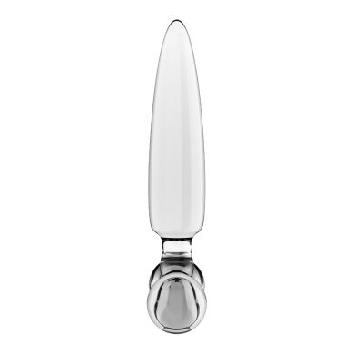 Трехсторонний стеклянный дилдо Satisfyer Triple Crystal 1 Transparent