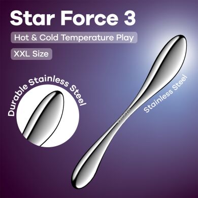 Металлический дилдо Satisfyer Star Force 3