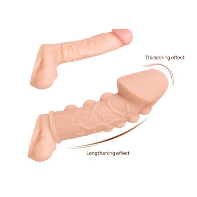 Насадка на член Kokos Extreme Sleeve ES.09 размер S, утолщающая, стимулирующий рельеф