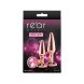 Набор анальных пробок NS Novelties Rear Assets - Tapered Trainer Kit - Rose Gold - Pink