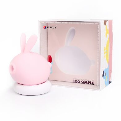 Вакуумный клиторальный стимулятор с вибрацией KISTOY Too Simple Pink