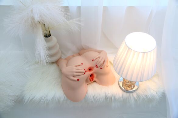 Мастурбатор-попа Naked Factory MONICA, вагина + анус, 2 канала, очень реалистичный, сквозной