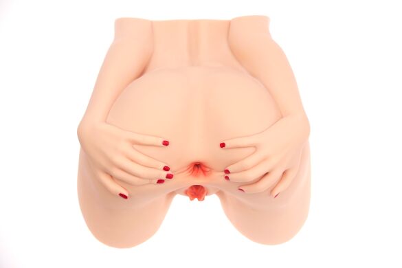 Мастурбатор-попа Naked Factory MONICA, вагина + анус, 2 канала, очень реалистичный, сквозной