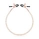 Затискачі для сосків з перлинним ланцюжком Rosy Gold - Nipple Clamps Pearls