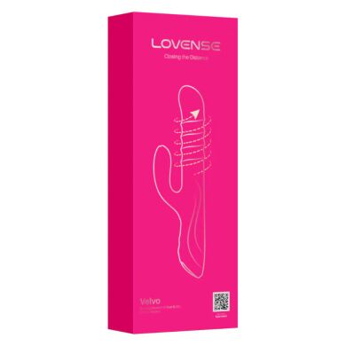 Вибратор-кролик Lovense Velvo с вращающимися шариками на 360&deg; по технологии WaveRoller