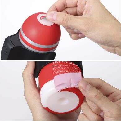 Вибронасадка Tenga CUP VIBRATOR, 7 режимов, 2 мастурбатора в комплекте