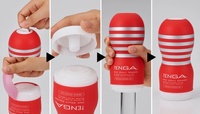 Мастурбатор VACUUM TENGA CUP