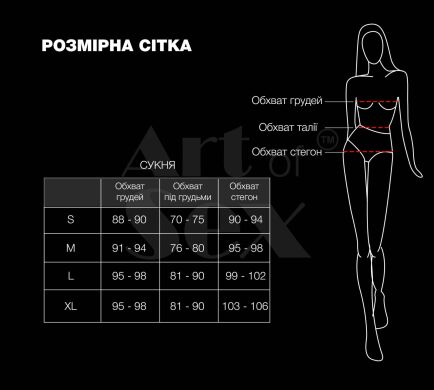 Лакированное платье Art of Sex - Demeter, цвет черный с эффектом голограммы, размер L, Черный