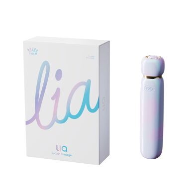 Вакуумний кліторальний стимулятор Zalo Lia Floral White, 3 насадки, 3 режими, різна інтенсивність