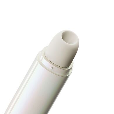 Вакуумний кліторальний стимулятор Zalo Lia Floral White, 3 насадки, 3 режими, різна інтенсивність