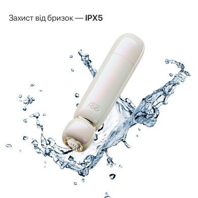 Вакуумний кліторальний стимулятор Zalo Lia Floral White, 3 насадки, 3 режими, різна інтенсивність