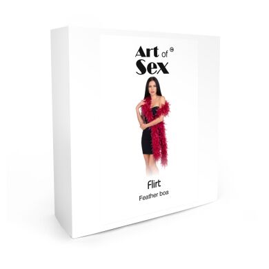 Боа из перьев Art of Sex, длина 2 метра, цвет красный