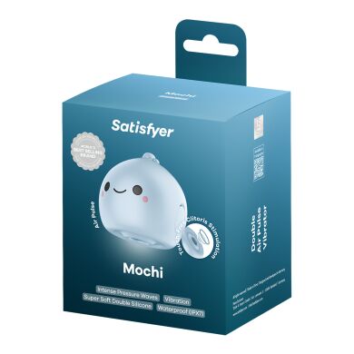 Вакуумный клиторальный стимулятор Satisfyer Mochi Frost Blue