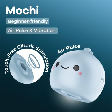 Вакуумный клиторальный стимулятор Satisfyer Mochi Frost Blue