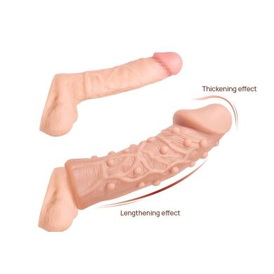 Насадка на член Kokos Extreme Sleeve ES.06 размер S, утолщающая, стимулирующий рельеф