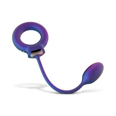 Ерекційне віброкільце з віброяйцем Hueman&nbsp;-&nbsp;Eclipse Anal Vibrator