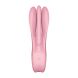 Кліторальний вібратор Satisfyer Threesome 1 Pink з трьома гнучкими пальчиками