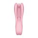 Кліторальний вібратор Satisfyer Threesome 1 Pink з трьома гнучкими пальчиками