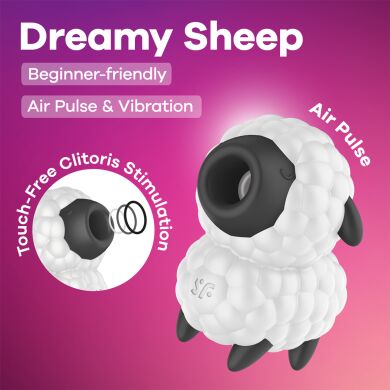 Вакуумный клиторальный стимулятор Satisfyer Dreamy Sheep
